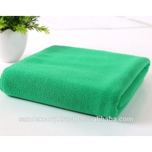 Green Microfiber Bath Towels